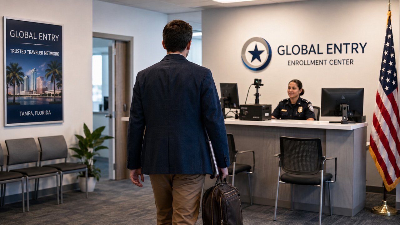 Nuevo centro de inscripción de Global Entry en Tampa para la entrevista de aprobación condicional