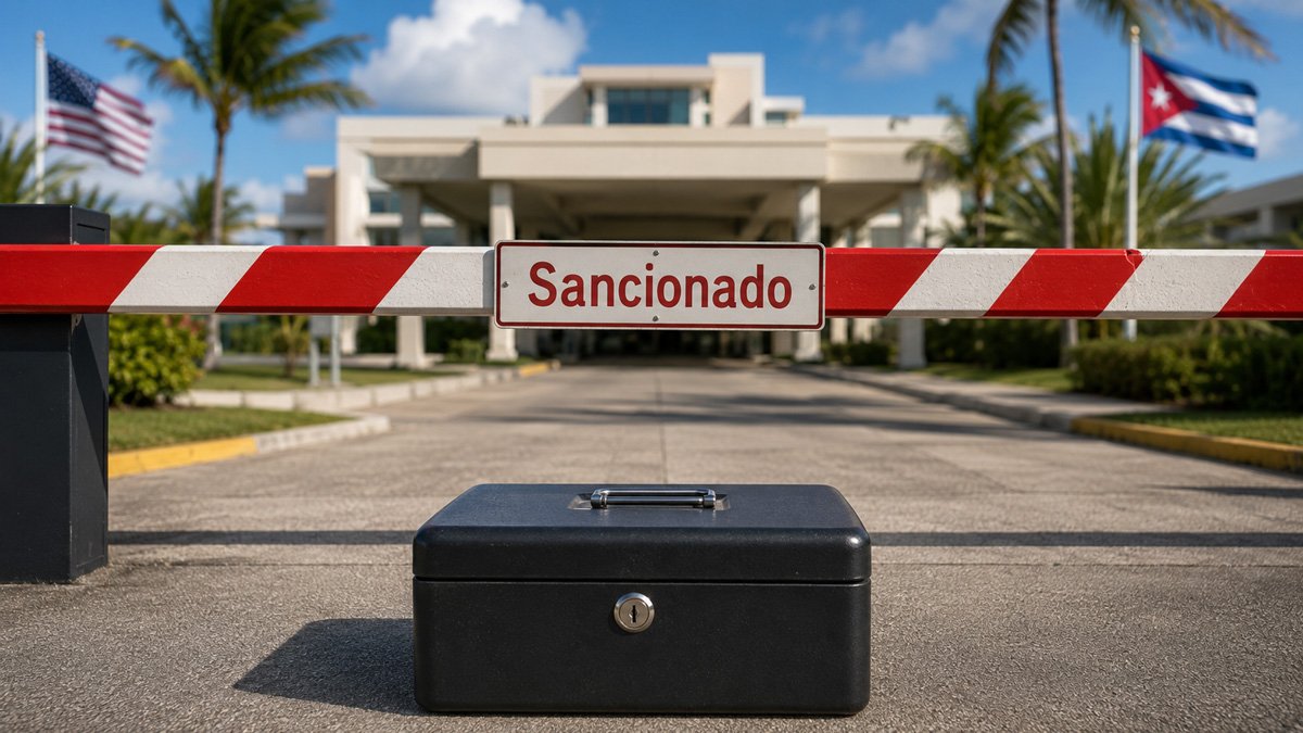 Hotel turístico vacío en La Habana, símbolo de las sanciones de Estados Unidos al Ministerio de Turismo cubano