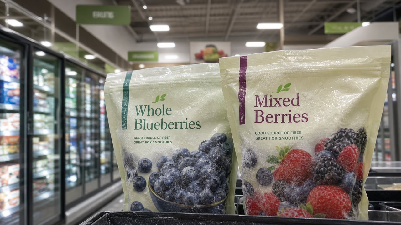 Bolsas de arándanos y frutos rojos congelados GreenWise de Publix retiradas por un brote de E. coli en Florida